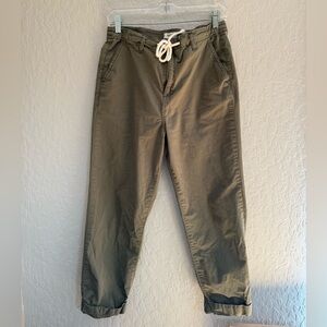 Kenzie Olive Green Drawstring Jogger Pants Size 30
